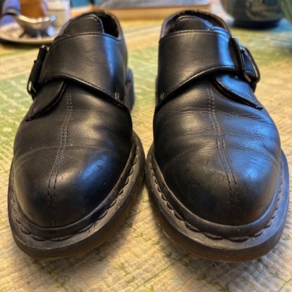 Black Doc Martens buckle loafers - size 8 - Picture 4 of 7